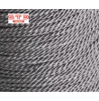 Corde double torsadée GRIS ARGENT en BOBINE 100 Mètres