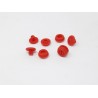 RIVET PLASTIQUE ROUGE 2,5 MM PAR 1000