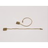 CORDON D'ATTACHE AVEC FERMOIR 120 MM MARRON PAR 1000