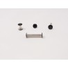 VIS DE RELIURE NICKELEE A TETE NOIRE 15 MM PAR 100