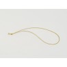 CORDELETTE ELASTIQUE AVEC NOEUD 125-250 MM OR PAR 1000