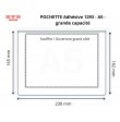 1293 - A5 POCHETTE ADHESIVE GRANDE CAPACITE PAR 100