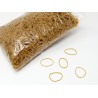 BRACELET ELASTIQUE MARRON 30MM LARGEUR 1.5MM PAR SACHET DE 1KG