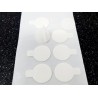 PASTILLE AUTO AGRIPPANTE ULTRA PLATE BLANCHE 20MM PAR 200