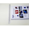 BAGUETTE DE SERRAGE POUR CLASSEUR A4 TRANSPARENT PAR 100