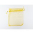 Sac Cadeau TISSUS ORGANZA JAUNE 150 x 200 mm PAR 50