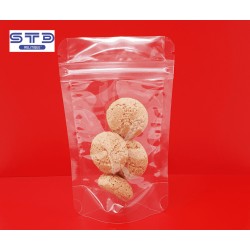 SACHET Transparent PET/PE Ouverture ZIP et Thermoscellable 130 x 225 mm/1000