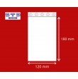 Sachet ZIP 120 x 180 mm