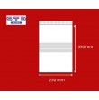 Sachet ZIP Bandes 250 x 350 mm PE 90µ par 1000