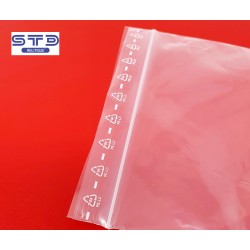 Sachet ZIP 50 x 170 mm 50 microns par 1000